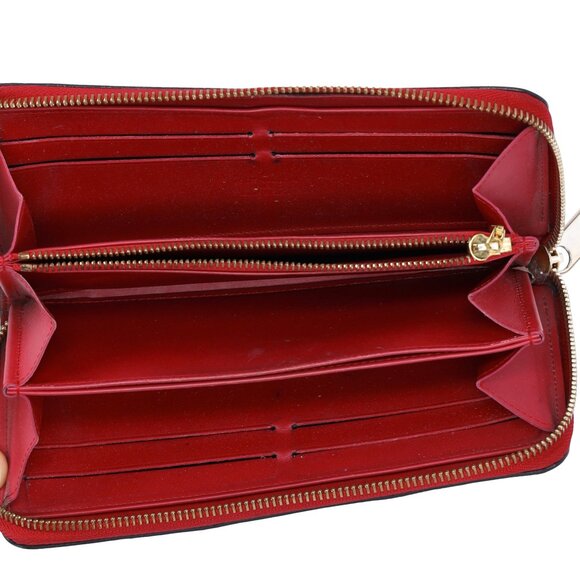 Louis Vuitton Zippy Wallet Sweet Monogram Rose Indian Patent Leather - Picture 6 of 7